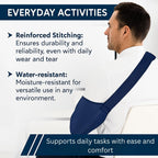 Arm Sling Pouch Belt, Arm Brace Immobilizer with Elbow Support for Left/Right Hand Fracture, Sprain, Dislocation, and Pain Relief