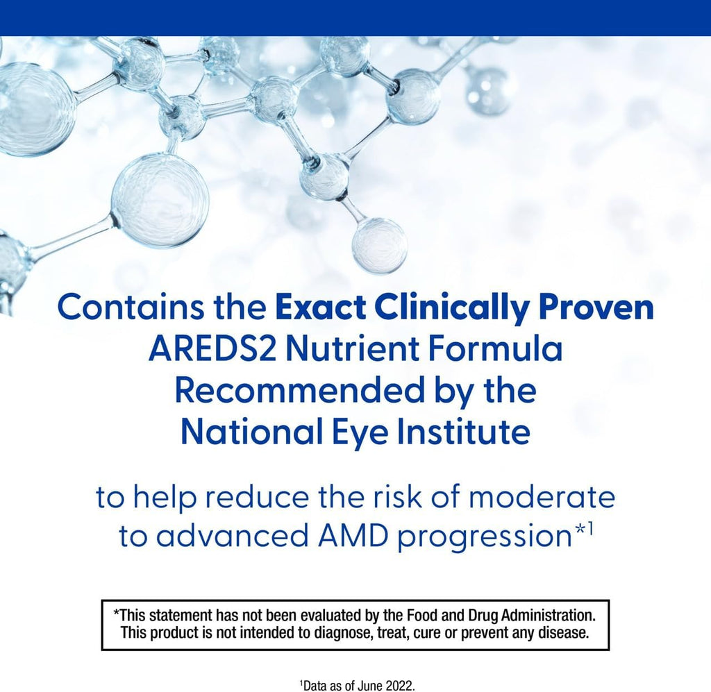 PreserVision AREDS 2 Eye Vitamins Lutein Zeaxanthin Supplement 130 Softgels | #1 Eye Doctor Recommended brand1, AREDS 2 Formula, Lutein & zeaxanthin, Vitamin C, E, zinc, Macular Support*, Seniors