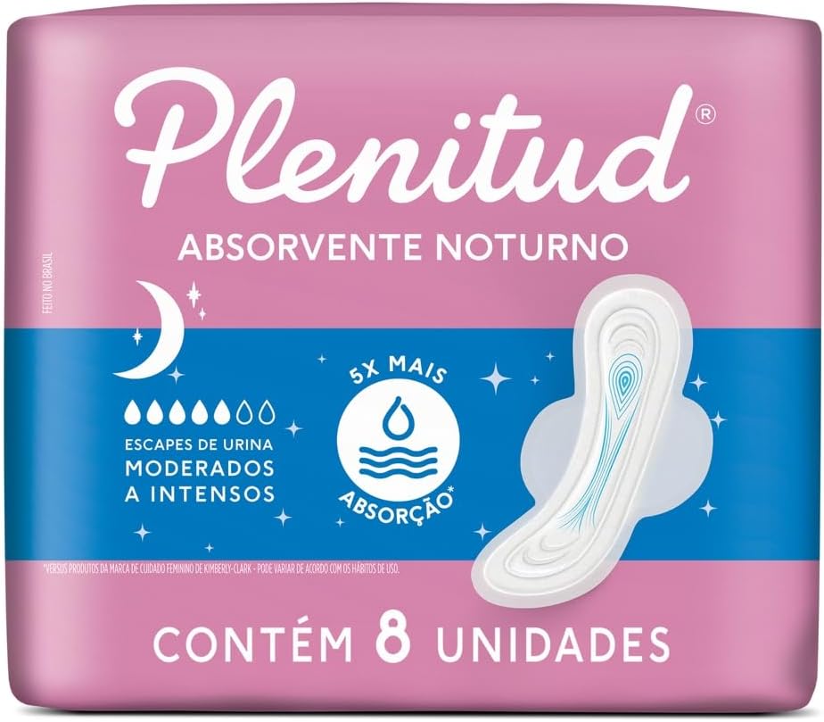 Plenitud Sanitary Pads Overnight 8 pieces