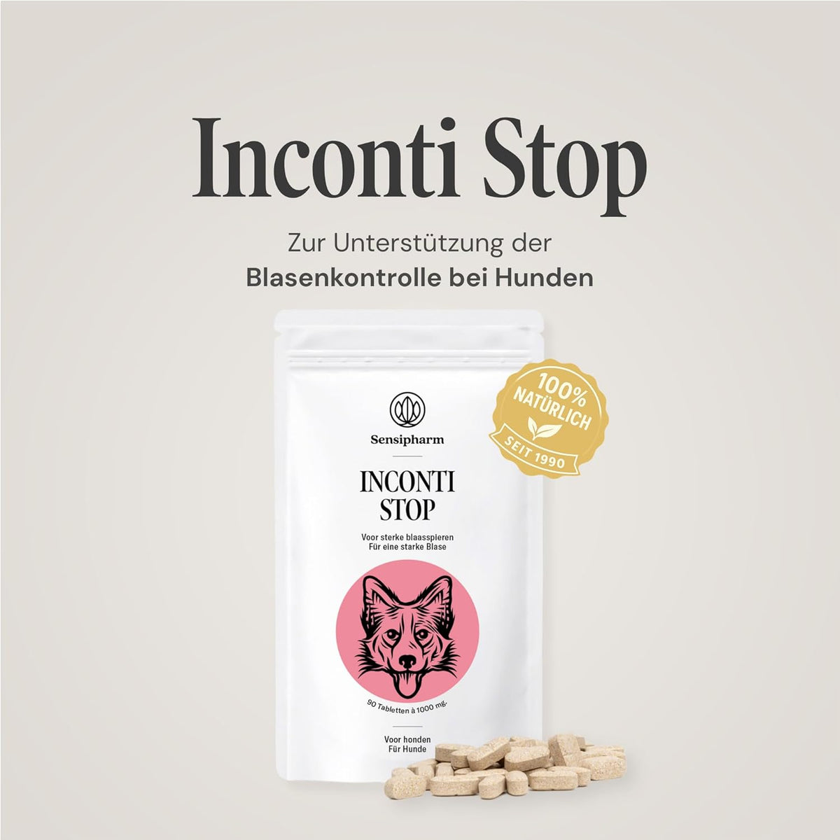 Inconti Incontinence Products 90 tablets