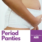 Disposable Period Panties - Medium-Large (Pack of 8) | Period Underwear Pads | Overnight| Postpartum| First Periods| Heavy Flow - Size M-L