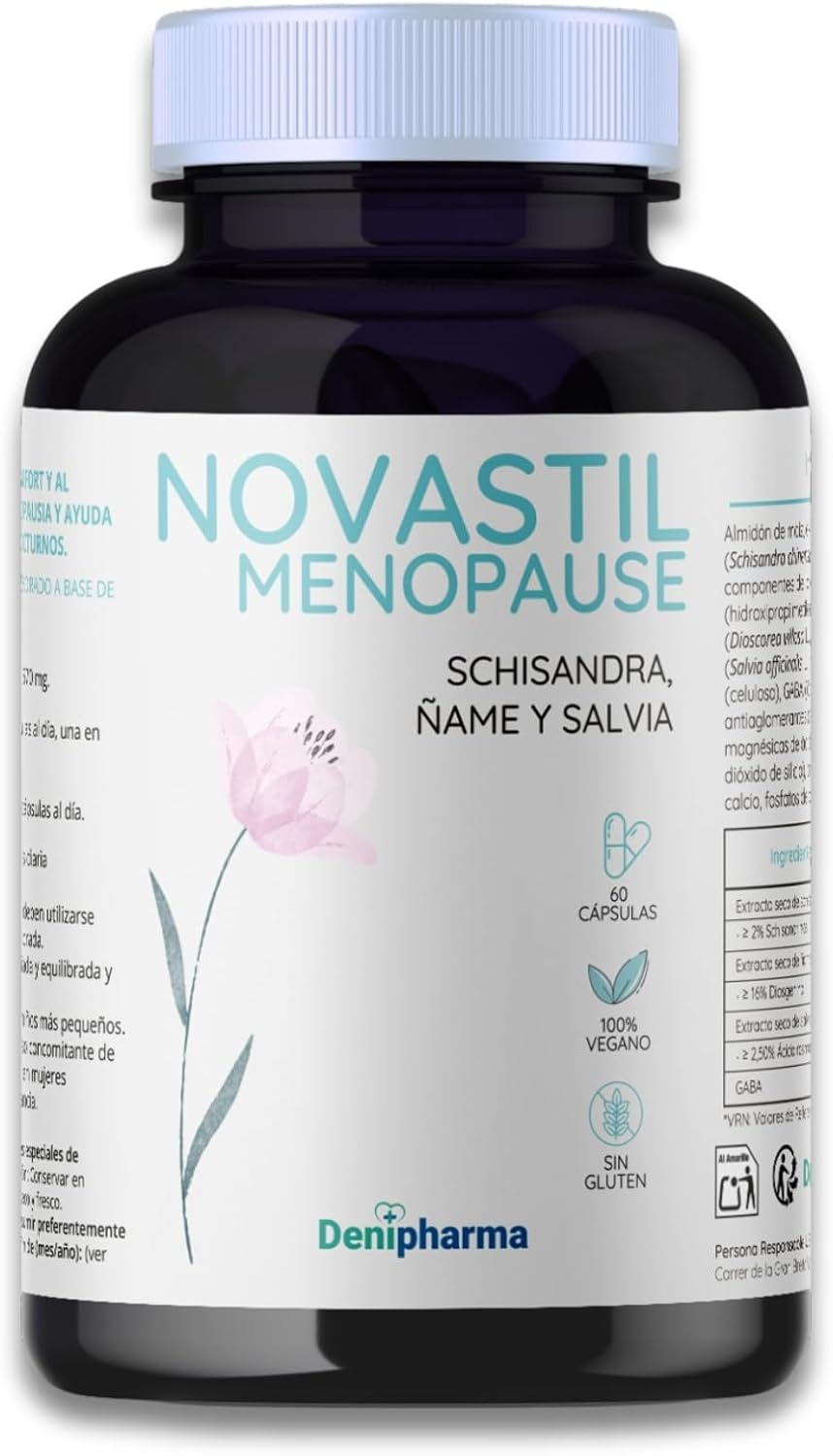 Novastil Menopause - Relief of Hot Flashes and Night Sweats, Hormonal Balance, Mood, Reduces Irritability, Mood Swings & Fatigue | DENIPHARMA