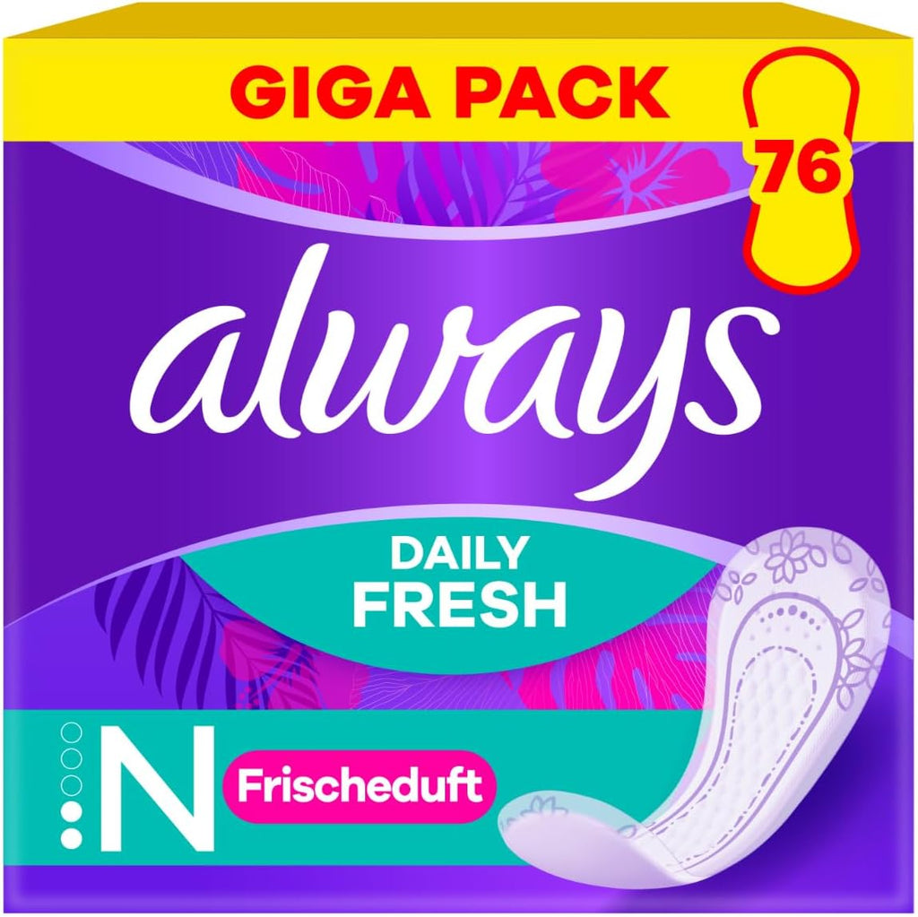 Always Panty Liners Breathable 76 pieces