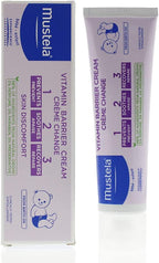 Mustela Vitamin Barrier Cream 123 - for nappy rash - 108g (Pack of 2)