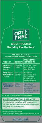 OPTI-FREE Puremoist Multi-Purpose Contact Lens Solution, 10 Fl Oz
