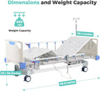 Premium 3 Function Full Electric Hospital Bed,Adjustable Medical Bed