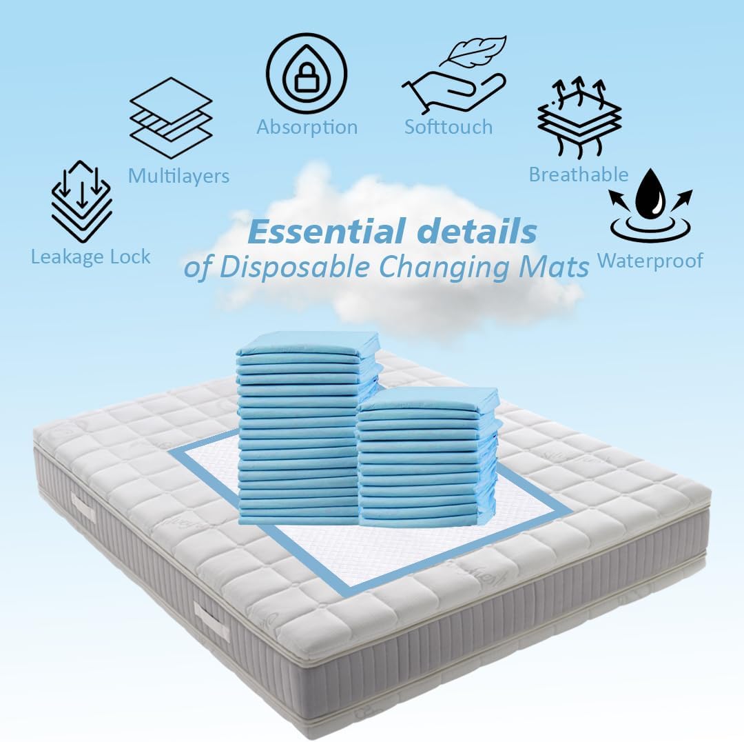 Baby Changing Supplies Disposable High Absorbency 45 cm 30 pieces