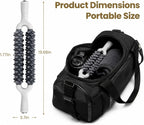 Muscle Roller Stick for Deep Muscle Recovery, Double Row Massage Roller | Double Row Design | Smooth Controlled Rolling | Large Muscle Coverage | Workout Recovery | Portable Recovery Tool
