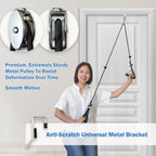 Shoulder Pulley for Physical Therapy, Pulleys for Shoulder Rehab Over Door, Shoulder Pulley Over The Door Physical Therapy, Door Pulleys For Physical Therapy, Arm Pulley, Over The Door Pulleys - Black