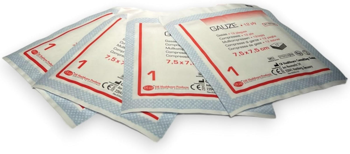 Mullkompressen Medical Gauze Sterile 100 pieces 7.5 cm