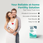 2-Pack Male Fertility Test - At-Home Sperm Count & Analysis Kit | Check Normal or Low Sperm Count, Fast, Private, Easy to use, Accurate At-Home Analysis, No Labs Visit