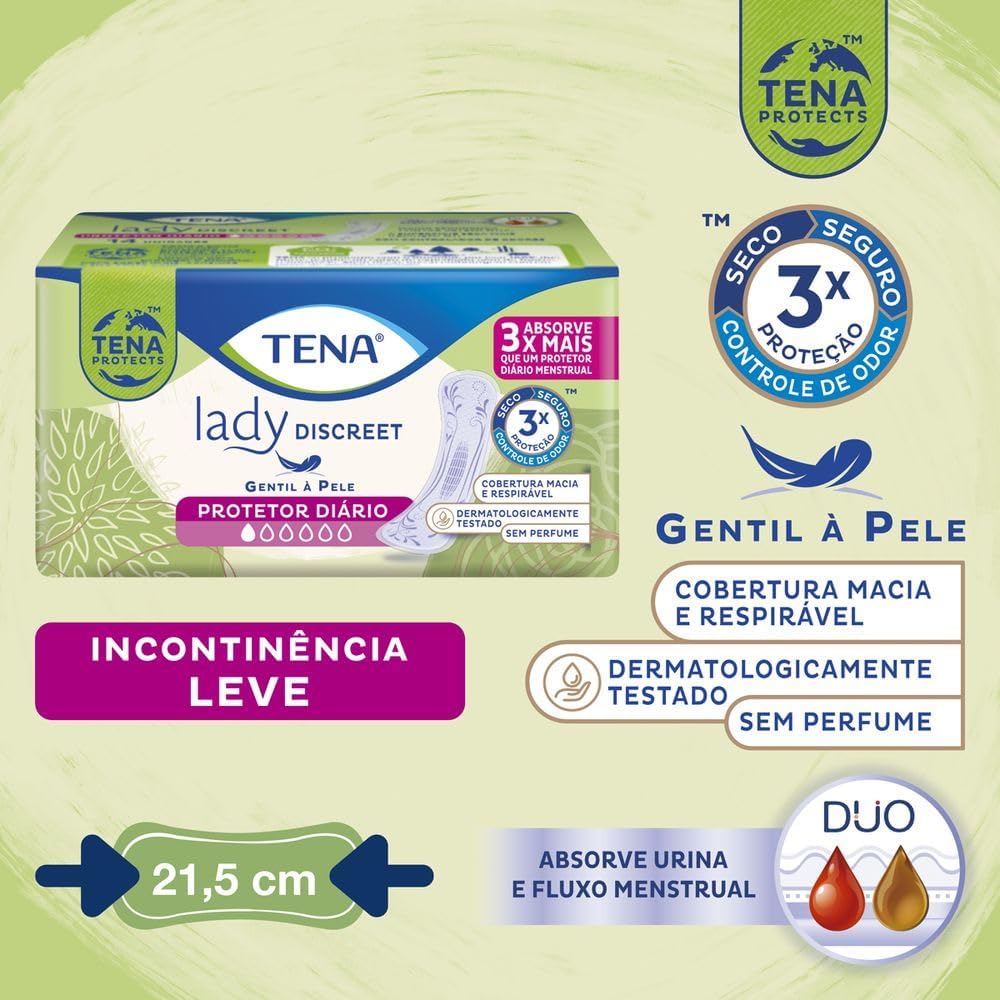 Tena Panty Liners Without Wings 14 pieces