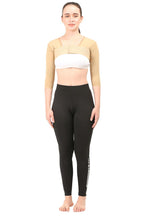 Post Liposcution Arm Compression Garment || MICROPOLY FABRIC || Slimming Sleeves || Arms Posture Corrector || Shapewear || Post Surgical Arms Support (Beige, S)