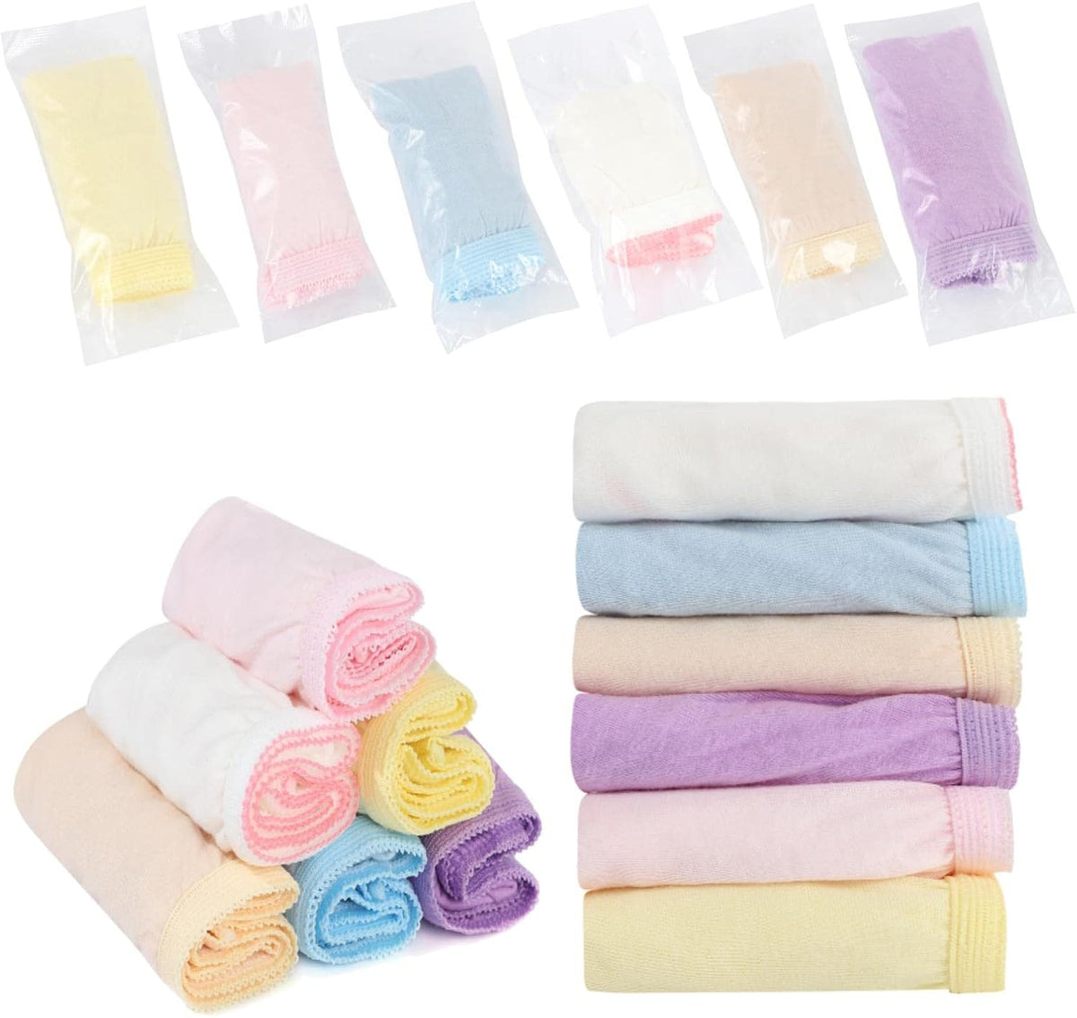Disposable Underwear 100% Cotton Individually Wrapped 6 pieces