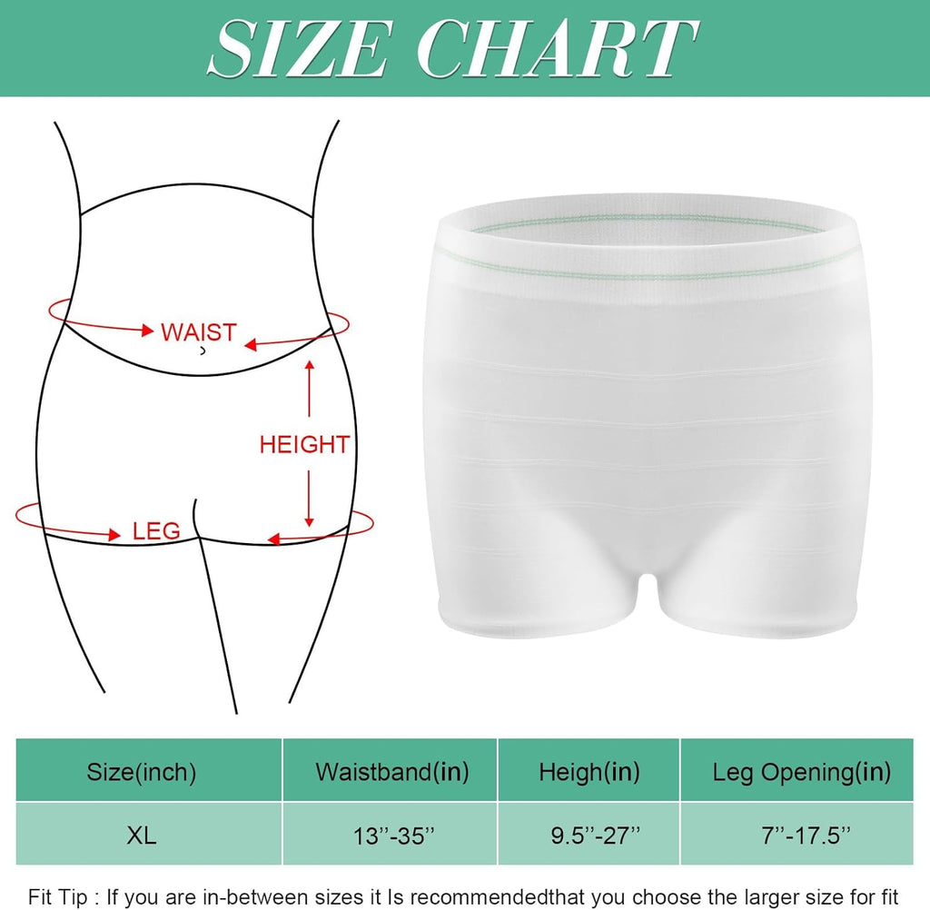 Gmaro 10 Underwear Postpartum High Waist 10 pieces