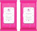 Ninja Mama Postpartum Perineal Care Cooling Pad Liners. Soothing Witch Hazel Wipes with Aloe and Chamomile for Post Partum Relief After Birth Tears and Haemorrhoids. Postpartum Essentials Twin Pack (2 X 45 Wipes)