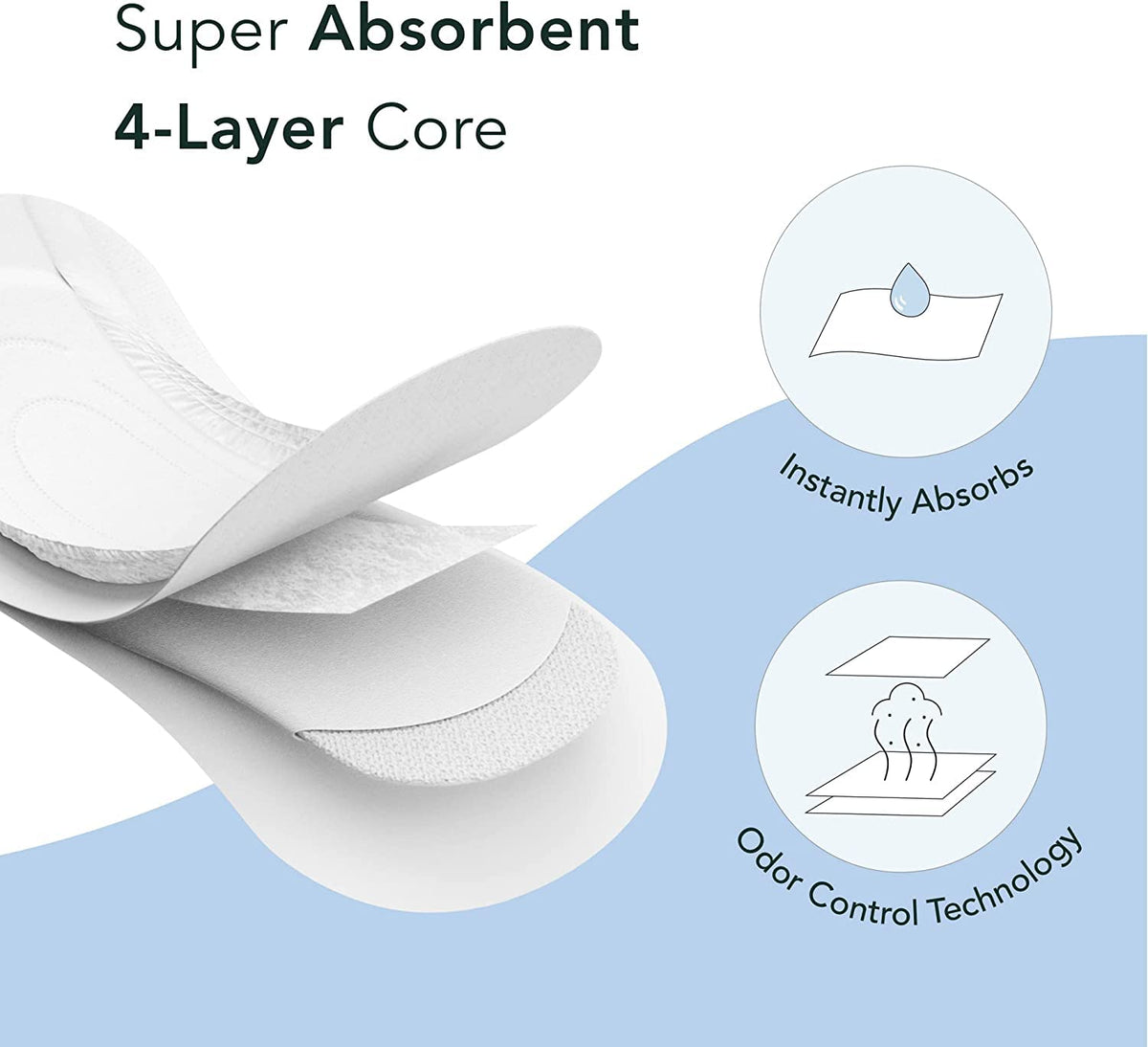 Tinkle Ecoluxe Organic Panty Liners Cotton for Women, Daily Use liners, Biodegradable, for Wetness Discharge Light Flows Stains and Leaks, 185mm, long, 117 Every day Pantyliners Pads