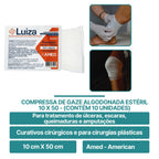 Gauze and Wound Dressings Sterile 10cm 50cm