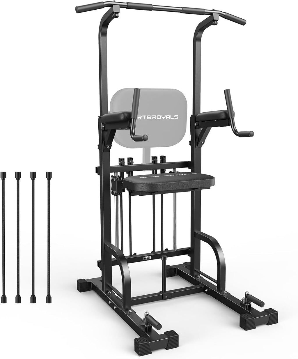 SPORTSROYALS Free Standing Pull Up Bar, Power Tower for Home Gym Training