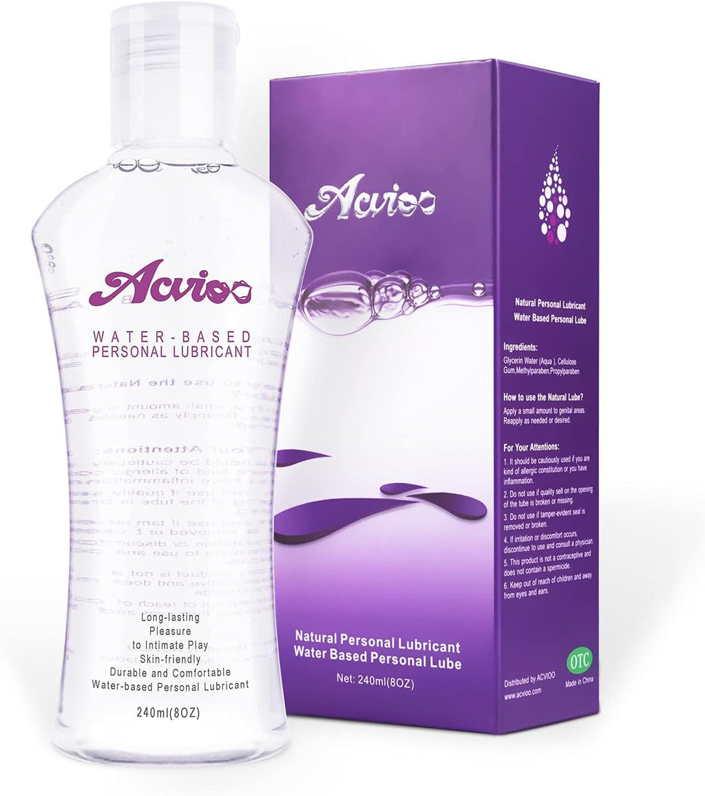 Acvioo Water Based Lubricant Gel Sex Lubricants (240ml)