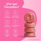 PMS Gummies with Probiotics - 60 Gummies - Multivitamins Woman with Ashwagandha, Dong Quai, Melissa, Vitamin B6, D and Zinc - Vegan - for Hormone Balance and Menstrual Cycle - Novomins