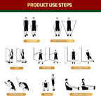 VEICK Resistance Bands with Handles, Ankle Straps, Door Anchor | Accredited Lab Certified, 100% Natural Latex, Cushioned Handles, Versatile for Yoga, Pilates, Strength, Home Gym