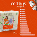 Cottons Maternity Pads w/wings 10 (1)