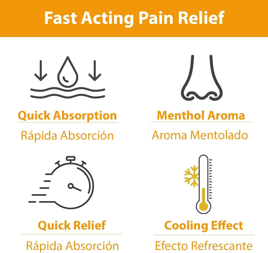 Sanar Naturals Arnica Gel Roll On, Menthol Muscle & Joint Pain Relief, 3 oz | Fast-Acting Cooling Gel, Muscle & Joint Pain Relief, Arnica Montana, Menthol & Camphor, Non-Greasy Roll-On, 3 oz