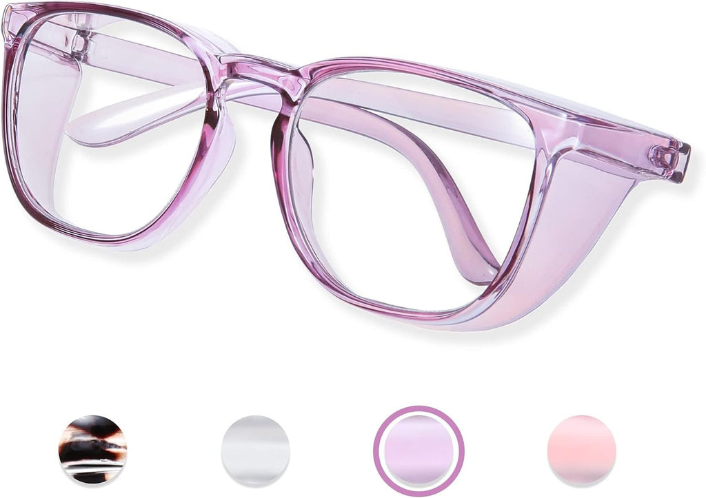 Anti Fog Safety Glasses for Women, Safety Goggles for Nurse, Protective Eyewear, Blue Light Blocking & UV Protection