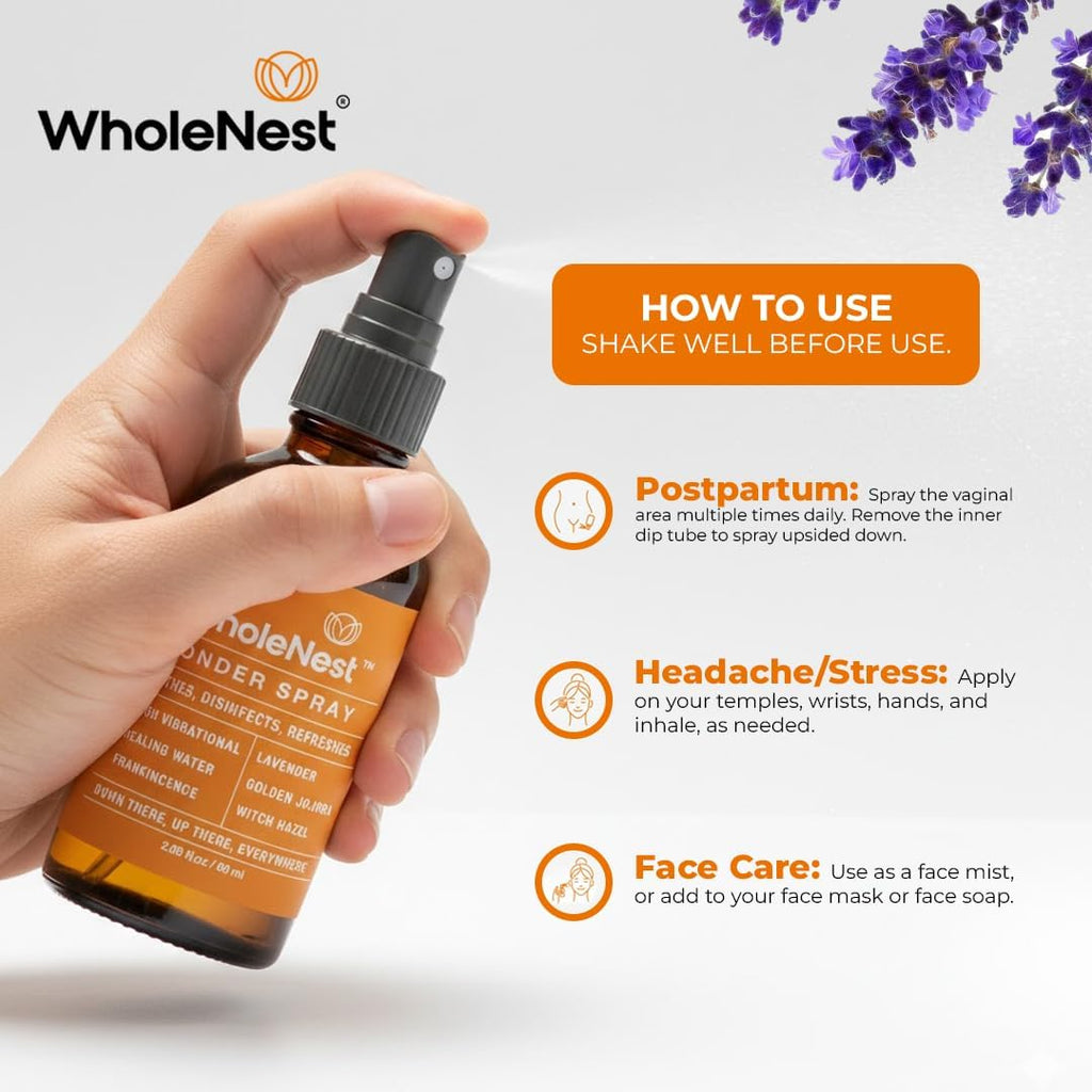 Rash & Cold Recovery Kit - Natural Relief for Skin Rashes & Cold Symptoms - Essential Oil Sprays for Soothing Recovery - Perfect for Postpartum and Everyday Care