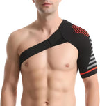 Shoulder Brace, Shoulder Support for Sports Training and Injury Recovery, Red Medium Size Shoulder Brace for Daily Pain Management and Physical Therapy
