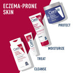 CeraVe Eczema Relief Creamy Body Oil, Body Cream & Lotion, 34oz | Colloidal Oatmeal Skin Care Formula with Ceramides Acts As A Soothing Eczema Treatment For Dry, Itchy Skin Relief