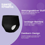 Einweg-Menstruationshoschen Disposable Underwear Disposable Fragrance-Free 10 pieces