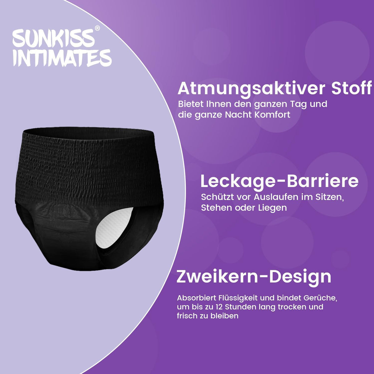 Einweg-Menstruationshoschen Disposable Underwear Disposable Fragrance-Free 10 pieces