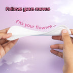 PEESAFE Aloe Vera Panty Liners (Pack of 50 Liners) | Curvy Design For Extra Comfort | Cottony-Soft Surface With 185mm Wide Optimal Coverage