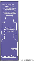 Lumify Redness Relief Eye Drops, Whiter & Brighter Looking Eyes, 0.17 oz | Fast-acting redness relief in 1 min, lasts up to 8 hours, For Whiter & Brighter Looking Eyes, 5 mL