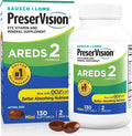 PreserVision AREDS 2 Eye Vitamins Lutein Zeaxanthin Supplement 130 Softgels | #1 Eye Doctor Recommended brand1, AREDS 2 Formula, Lutein & zeaxanthin, Vitamin C, E, zinc, Macular Support*, Seniors