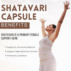 Shatavari Capsules 1000mg Breastfeeding Lactation Supplement for Women, Supports Hormone Balance for Women, Ayurvedic Herb for Vata & Pitta, Female Vitality & Rejuvenation (90 Capsules)