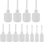12 Pcs Vaginal Shower Bottles for Women 50/150/180ml Disposable Applicator with 8 Holes Flexible and Eco-Friendly Butt Cleaner for Men Women