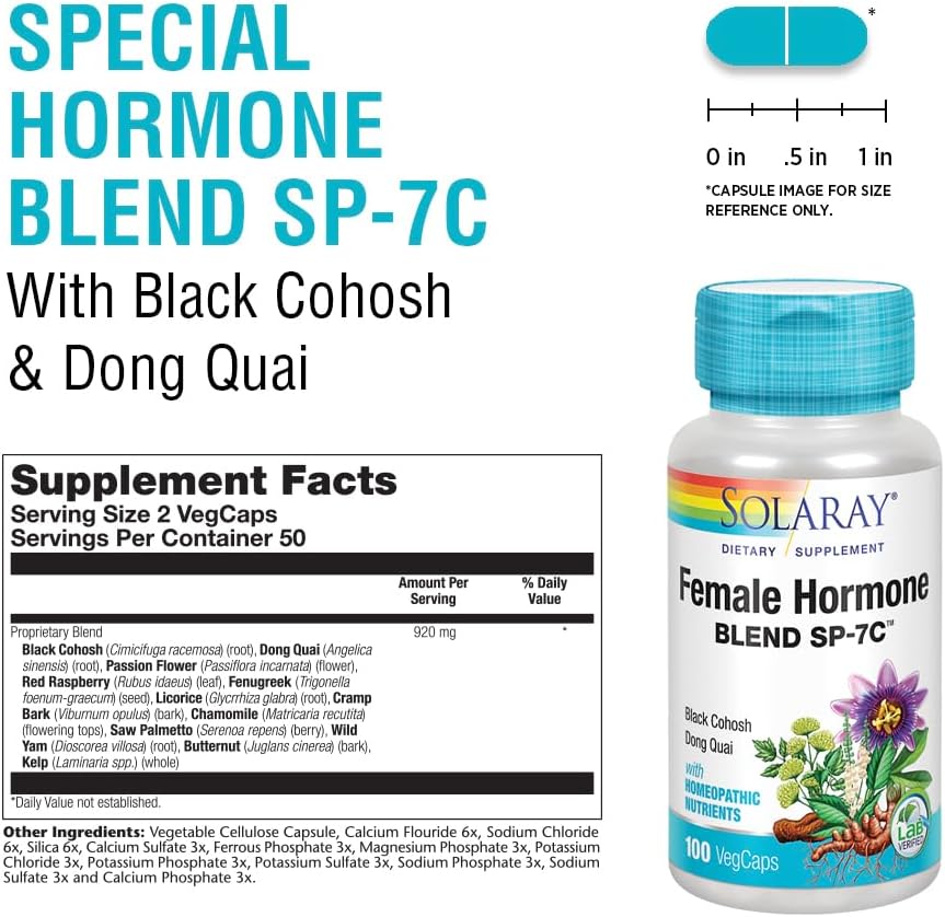 SOLARAY Dietary Supplements 100 capsules