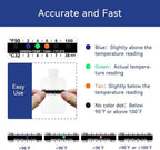 Complete Urine Test Kit of 14 pieces: 2 Portable Empties, 10 Temperature Sensitive Adhesive Test Strips