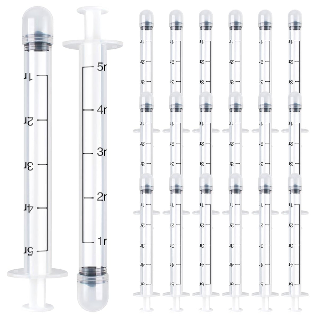 20 Pack Disposable Vaginal Cream Applicators - Fit OTC Gels, Lubes, Premarin, Estrace, Preseed or Creams Products - Comfortable Design, Individually Wrapped, Dosage Markings