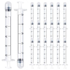 20 Pack Disposable Vaginal Cream Applicators - Fit OTC Gels, Lubes, Premarin, Estrace, Preseed or Creams Products - Comfortable Design, Individually Wrapped, Dosage Markings