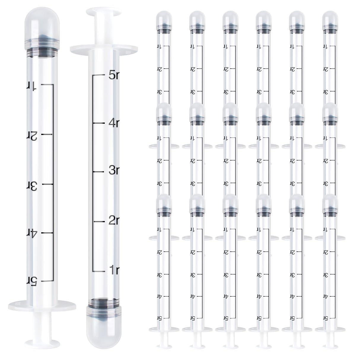20 Pack Disposable Vaginal Cream Applicators - Fit OTC Gels, Lubes, Premarin, Estrace, Preseed or Creams Products - Comfortable Design, Individually Wrapped, Dosage Markings