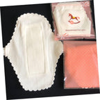 Healeved Menstrual Pads Reusable Waterproof 6 Pieces Washable Sanitary Towels with Comfortable Button for Women Daily and Travel Use 7.08X5.11X0.19In