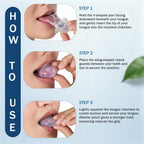 Tongue Stabilizing Device Mouthpiece - Effective Anti-Snore Devices, Comfortable Tongue Retainer, Snoring Solution for Men and Women - Q92