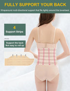 Belly Band Postpartum Belly Wrap, Breathable Abdominal Binder Post Surgery, Adjustable Waist Trainer for Women Lower Belly Fat, C Section Abdominal Binder Hernia Belt Back Support Belt for Women (X-Large)