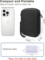 Diabetic Supplies Travel Case for Glucose Meter Diabetes Testing Kit-Black | Portable Diabetes Testing Kit Storage Organizer Bag for Diabetes Blood Sugar Test Strips, Lancets, Lancing Device