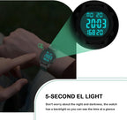 Hearkent Pedometer Watch,Step,Mileage&Calorie Tracker,Large Numbers | Waterproof Fitness Watches Backlight/Countdown/Stopwatch,No Bluetooth,app,or Charging,Step Counter for Walking,Running