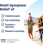 Boiron Diaralia On The Go Travel Essential for Diarrhea Relief, Gas, Bloating, Intestinal Pain, and Traveler's Diarrhea - 2 Count (160 Pellets)